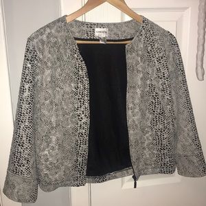Snake print jacket / blazer